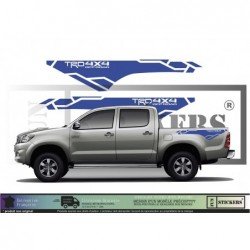 TOYOTA HILUX TRD 4x4 OFF ROAD Benne Decoration - Complete Kit - Tuning Sticker Sticker Graphic Decals
