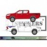 TOYOTA HILUX TRD 4x4 OFF ROAD Benne Decoration - Complete Kit - Tuning Sticker Sticker Graphic Decals