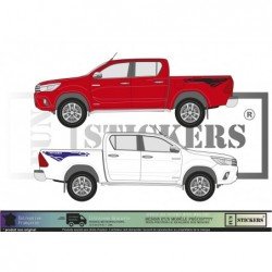 TOYOTA HILUX TRD 4x4 OFF ROAD Benne Decoration - Complete Kit - Tuning Sticker Sticker Graphic Decals