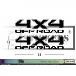Toyota Hilux 4x4 kit complet decoration benne tuning sticker Fun Stickers