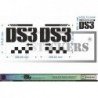 Citroen DS3 Racing KC sticker lateral kit logo aile portiere Fun Stickers