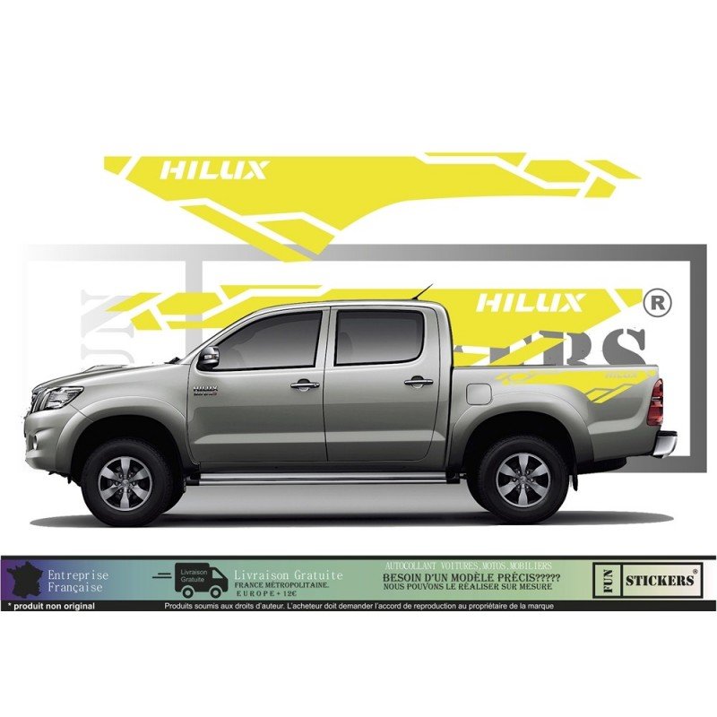 TOYOTA HILUX 4x4 - Complete Kit - Tuning Sticker Sticker Graphic Decals