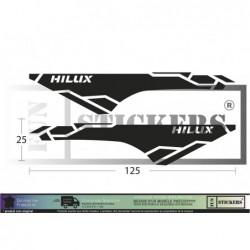 TOYOTA HILUX 4x4  - Kit Complet - Tuning Sticker Autocollant Graphic Decals