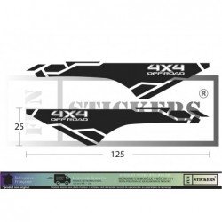 Toyota Hilux OFF ROAD 4x4 kit complet autocollant tuning sticker Fun Stickers