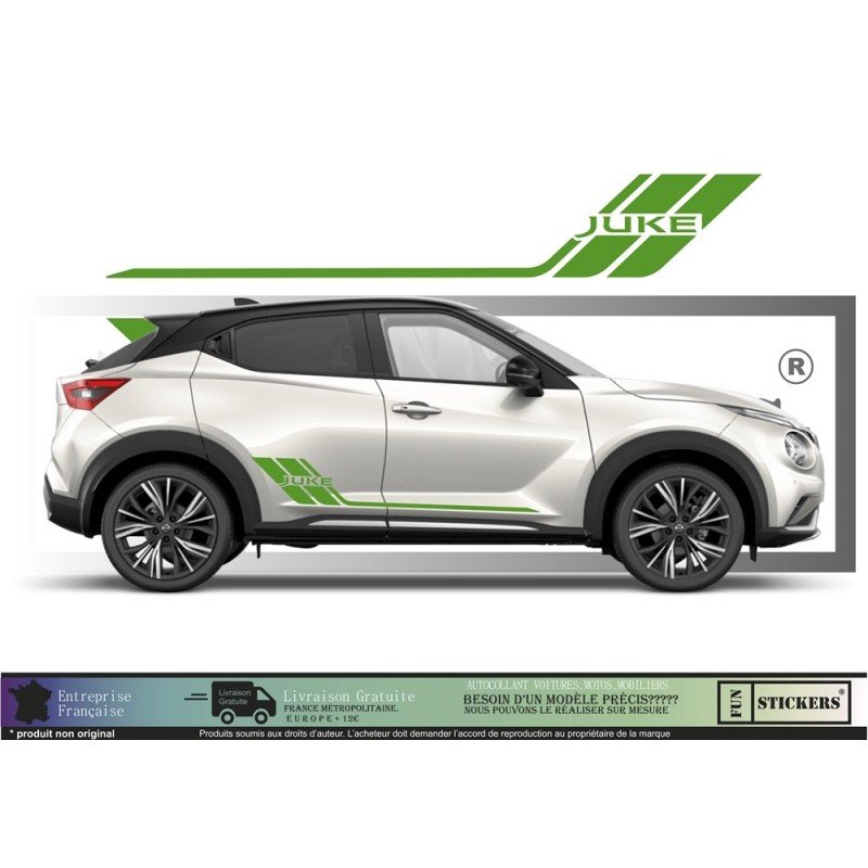 Nissan Juke bandes laterales kit autocollants stickers vinyle Fun Stickers