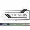 Nissan Juke bandes laterales kit autocollants stickers vinyle Fun Stickers