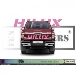 Sticker logo benne Toyota Hilux kit autocollant 4x4 Fun Stickers