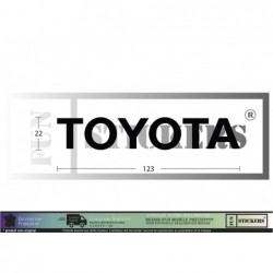 Toyota Hilux Benne Logo toyota - Kit Complet - Tuning Sticker Autocollant Graphic Decals