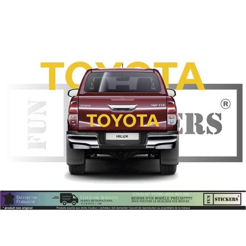 Toyota Hilux kit logo benne Toyota complet autocollant Fun Stickers