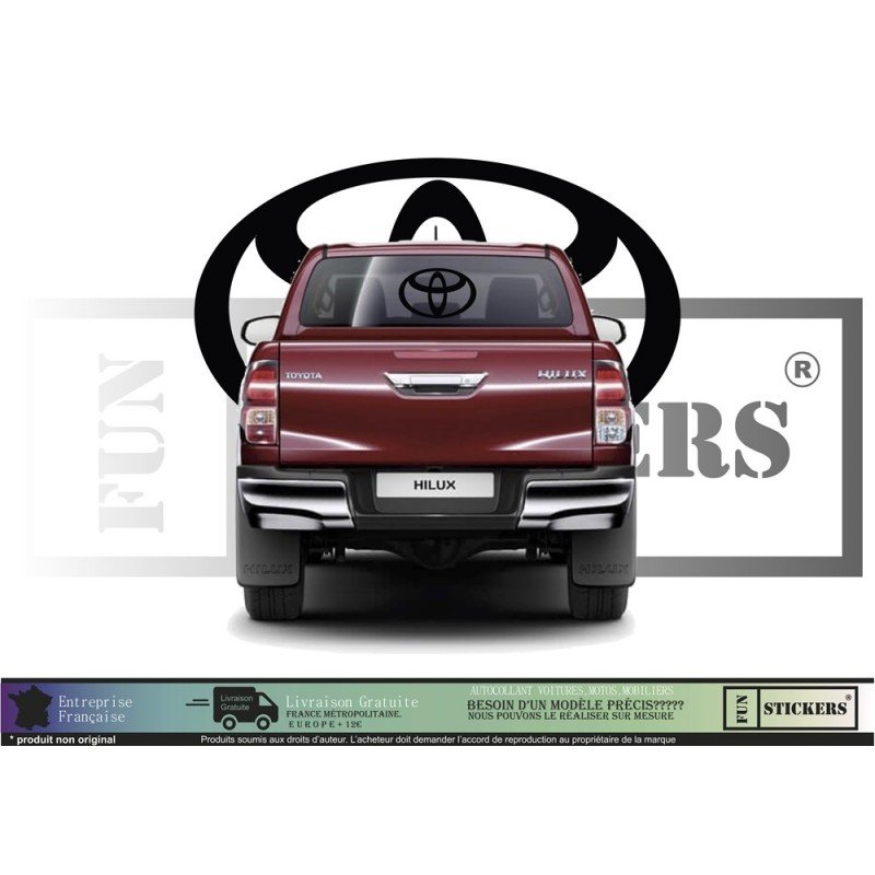 Toyota kit logo constructeur complet autocollant tuning Fun Stickers