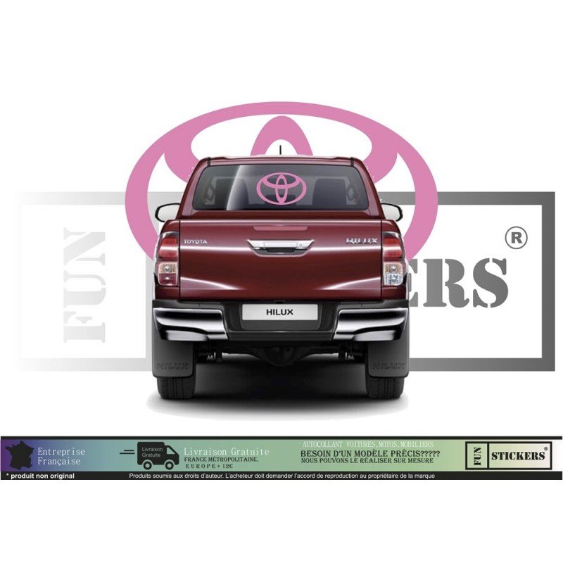 Toyota kit logo constructeur complet autocollant tuning Fun Stickers