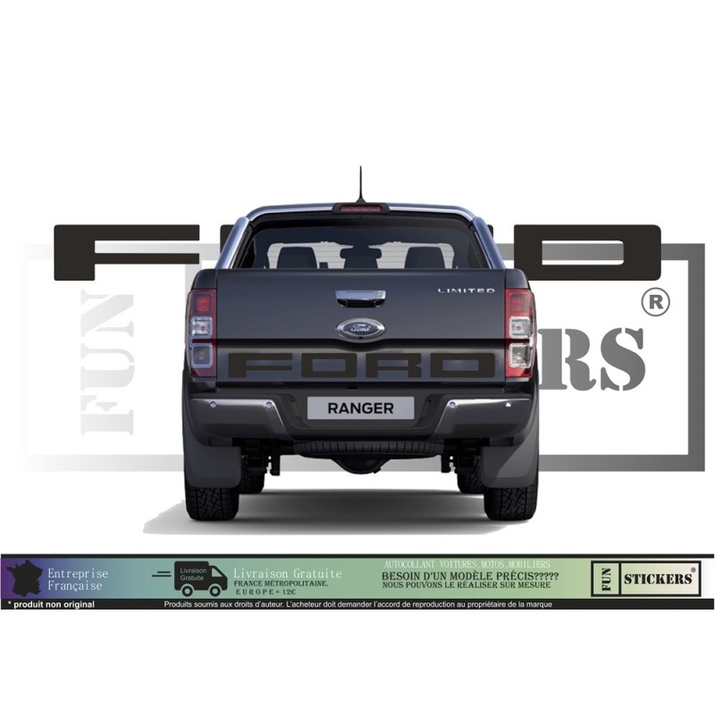 Ford logo Constructeur ranger raptor -  - Kit Complet - Tuning Sticker Autocollant Graphic Decals