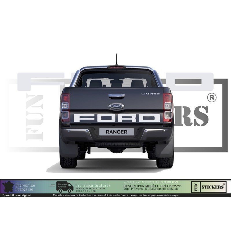 Ford Ranger Raptor kit logo constructeur complet autocollant Fun Stickers