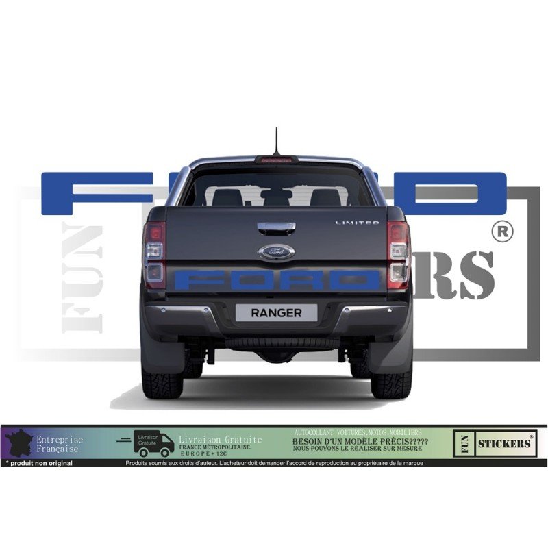 Ford Ranger Raptor kit logo constructeur complet autocollant Fun Stickers