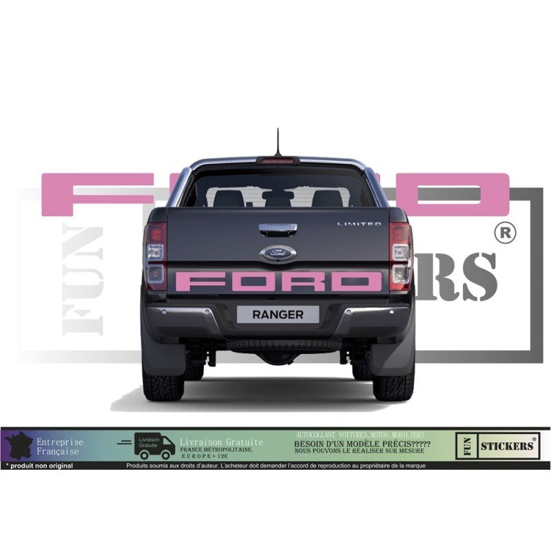 Ford Ranger Raptor kit logo constructeur complet autocollant Fun Stickers