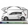 Peugeot Logo Lion ST GTI racing -  - Kit Complet - Tuning Sticker Autocollant Graphic Decals