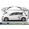 Peugeot Logo Lion ST GTI racing - - Complete Kit - Tuning Sticker Sticker Graphic Decals