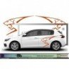 Peugeot Logo Lion ST GTI racing - - Complete Kit - Tuning Sticker Sticker Graphic Decals