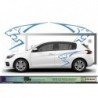 Peugeot Logo Lion ST GTI racing - - Complete Kit - Tuning Sticker Sticker Graphic Decals