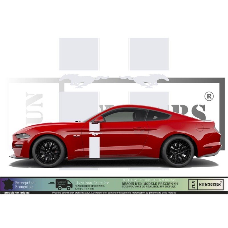 Ford Mustang bandes laterales kit complet autocollant tuning Fun Stickers