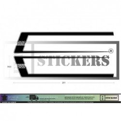 Ford Mustang BOSS 302 bandes et autocollants stickers kit Fun Stickers