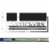 Ford Mustang kit complet bandes decoratives tuning autocollant Fun Stickers