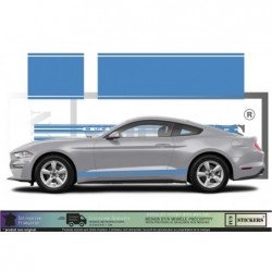 Ford Mustang kit complet bandes decoratives tuning autocollant Fun Stickers