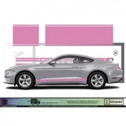 Ford Mustang kit complet bandes decoratives tuning autocollant Fun Stickers