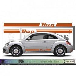 VW New Beetle BUG kit complet autocollant tuning sticker Fun Stickers