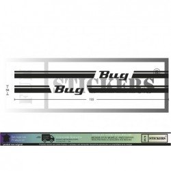 VW New Beetle BUG kit complet autocollant tuning sticker Fun Stickers
