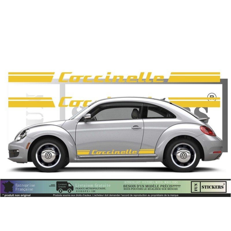 Kit bandes autocollantes VW Coccinelle New Beetle Fun Stickers