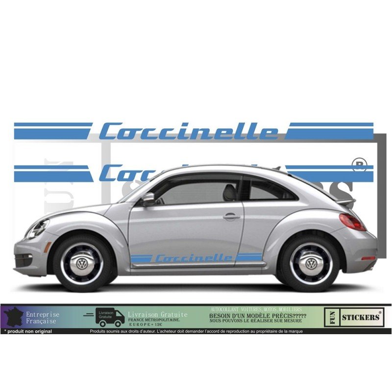 Kit bandes autocollantes VW Coccinelle New Beetle Fun Stickers