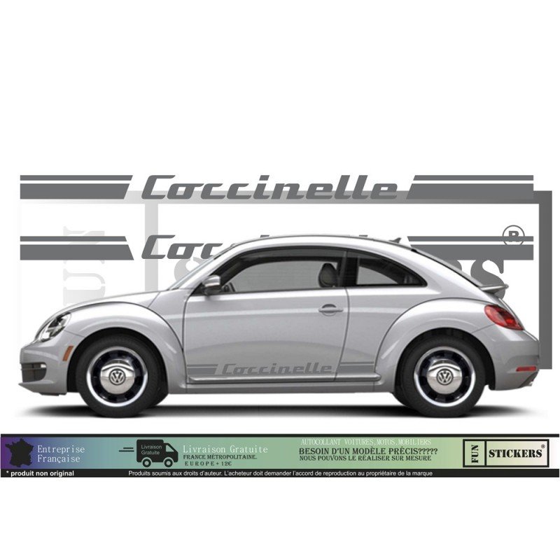 Kit bandes autocollantes VW Coccinelle New Beetle Fun Stickers