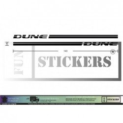 VW Coccinelle New Beetle Dune kit complet autocollant tuning Fun Stickers
