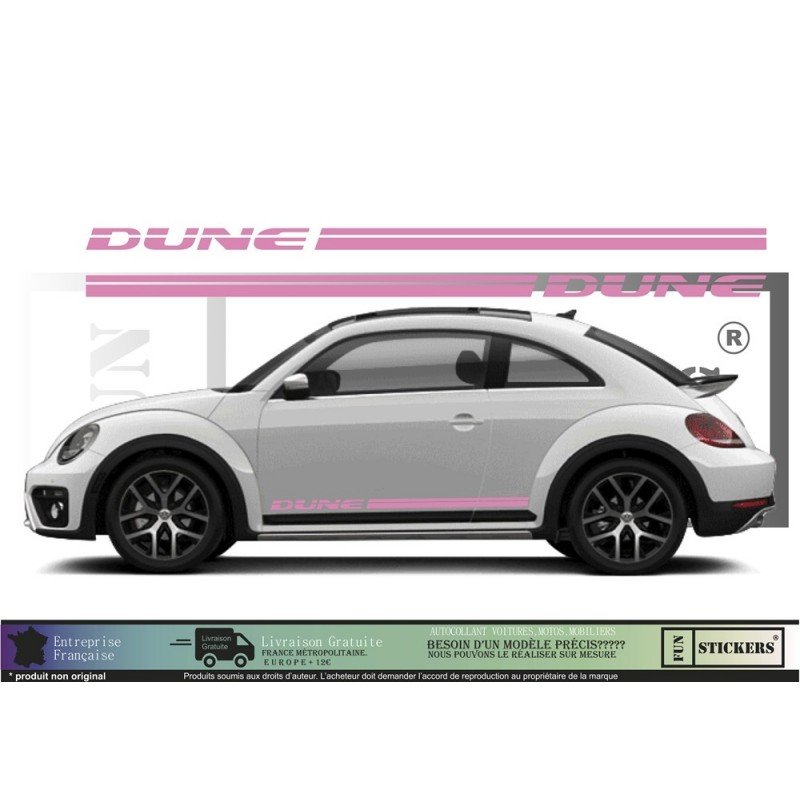VW Coccinelle New Beetle Dune kit complet autocollant tuning Fun Stickers