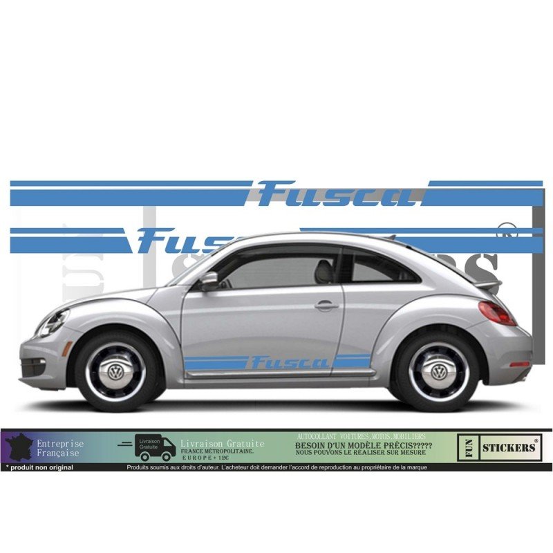 VW New Beetle Coccinelle FUSCA kit complet autocollant sticker Fun Stickers