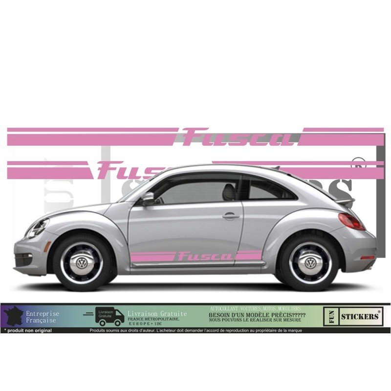 VW New Beetle Coccinelle FUSCA kit complet autocollant sticker Fun Stickers