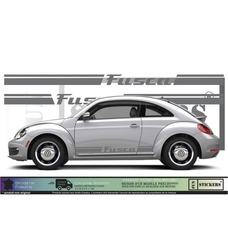 VW New Beetle Coccinelle FUSCA kit complet autocollant sticker Fun Stickers