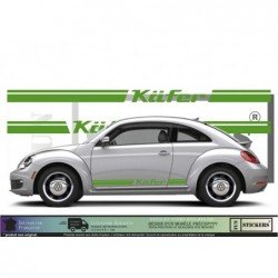VW Coccinelle New Beetle Kafer kit complet autocollant decoration Fun Stickers