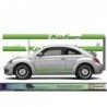 VW Coccinelle New Beetle Kafer kit complet autocollant decoration Fun Stickers