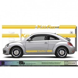 VW Coccinelle New Beetle Kafer kit complet autocollant decoration Fun Stickers