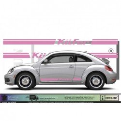 VW Coccinelle New Beetle Kafer kit complet autocollant decoration Fun Stickers
