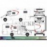 camping car mobile home caravan bavaria Kit sticker sticker