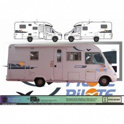 camping car mobile home caravan bavaria Kit sticker sticker