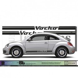 VW New Beetle Coccinelle Vocho kit complet autocollant decoration Fun Stickers