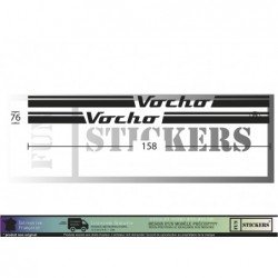 VW New Beetle Coccinelle Vocho kit complet autocollant decoration Fun Stickers