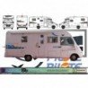 camping car mobile caravan caravan galaxy driver Kit sticker sticker