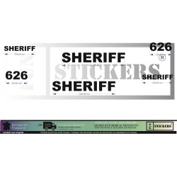 Sheriff police kit décoration-commande spéciale