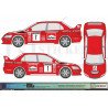 Mitsubishi Lancer Evo kit anniversaire edition rallye autocollant Fun Stickers