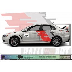 Mitsubishi Lancer Evo Tommi Makinen Edition autocollants rallye Fun Stickers